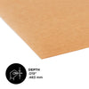 ALM SHEET 36X36 COPPER (Pack of 3)