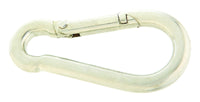 Campbell Chain Zinc-Plated Steel Spring Snap 130 lb. 2-2/5 in. L (Pack of 10)