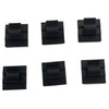 Steel Grip 3/8 in. D X 0.38 in. L Black Polypropylene Quick Clip