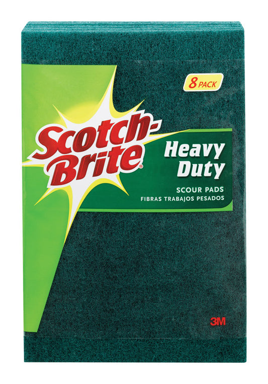 Scotch-Brite Heavy Duty Scouring Pad For Pots and Pans 6 in. L (Pack of 6)