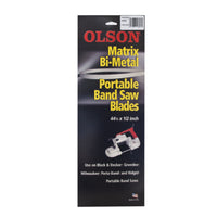 Olson 44.9 in. L X 0.5 in. W Bi-Metal Portable Band Saw Blade 18 TPI Regular teeth 3 pk