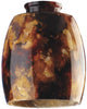 Westinghouse Tapered Drum Brown Glass Fan/Fixture Shade 1 pk (Pack of 4)