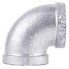 B & K 3/8 in. FPT  x 3/8 in. Dia. FPT Galvanized Malleable Iron Elbow