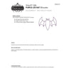 Celebrations Purple 120 ct 15 in. LED Prelit Illuminated Bat Halloween Decor (Pack of 8)