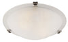 Bel Air Lighting Cracka 4 in. H X 12 in. W X 12 in. L Brushed Nickel Silver Ceiling Fixture