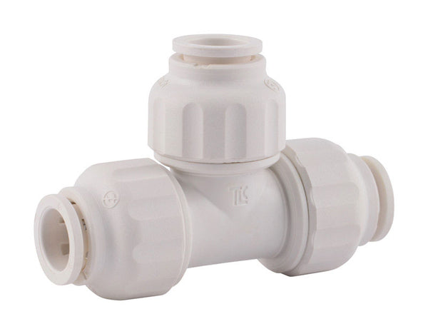 Conector en T de unión SharkBite Quick Connect Push to Connect CTS de 3/8 in. - Caja abierta