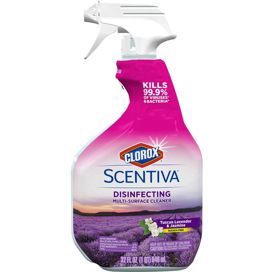 Clorox Scentiva Lavender Scent Deodorizing Multi-Purpose Cleaner Liquid 32 oz. (Pack of 6)