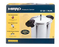 Mirro Polished Aluminum Pressure Cooker and Canner 22 qt - Open Box