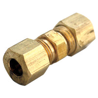 5/16 in. Compression X 1/4 in. D Compression Yellow Brass Union (Pack of 5)