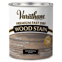 Varathane Western Oak Oil-Based Urethane Modified Alkyd Fast Dry Wood Stain 1 qt (Pack of 2)