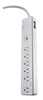 Southwire Woods 5 ft. L 6 outlets Power Strip w/Surge Protection White 1080 J