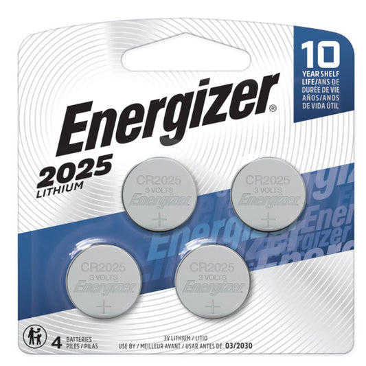 Energizer Lithium 123A 3 V Button Cell Battery 2025BP-4 4 pk