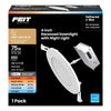 Feit LED Retrofits White 5 in. W Aluminum LED Canless Recessed Downlight 10.3 W