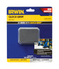 Irwin Quick-Grip Plastic Wide Pad Black 2 pc