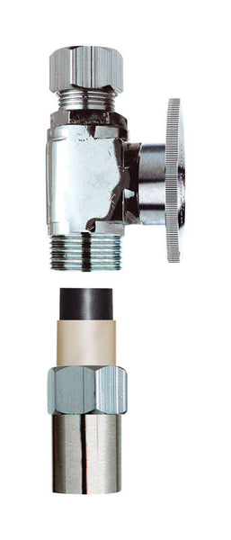 Válvula recta CPVC de compresión de 1/2 pulg. x 3/8 pulg. para Plumb Pak