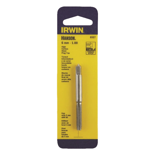 Irwin Hanson High Carbon Steel Metric Plug Tap 6 - 1.00 mm 1 pc