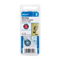 Hillman Utility Hooks 5 lb. 2 pk (Pack of 10)