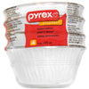 Pyrex 4 in. W x 4 in. L Custard Cups Clear 4 pk (Pack of 6)