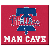 MLB - Philadelphia Phillies Bell Man Cave Rug - 5ft. x 6ft.