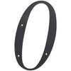 Hillman 6 in. Reflective Black Plastic Nail-On Number 0 1 pc (Pack of 3)