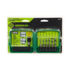 Greenlee High Speed Steel SAE Drill and Tap Bit Set 6 pc