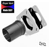Dryer Vent Made Easy White Plastic Dryer Vent Kit 8.25 L x 30 Dia. in.