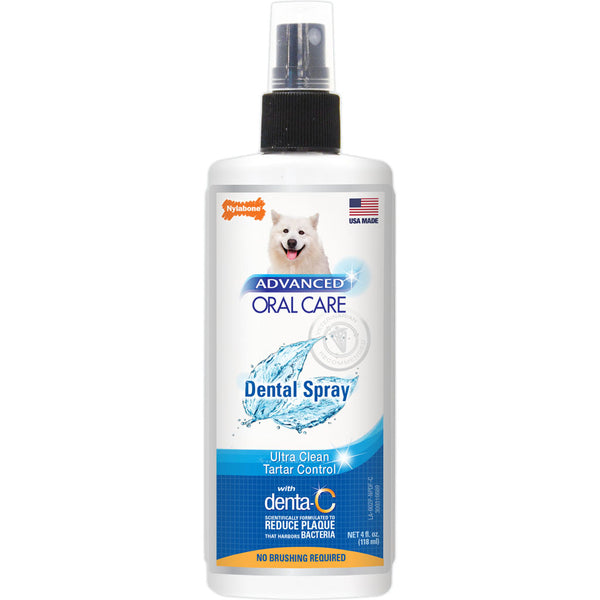 Nylabone Advanced Oral Care Dental Spray with Denta-C for Dogs 4 oz