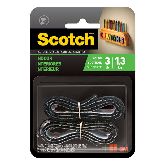 Scotch Large Plastic Hook and Loop Fastener 18 in. L 1 pk