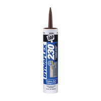 DAP Dynaflex 230 Brown Premium Latex Door/Siding/ Window Sealant 10.1 oz (Pack of 1) - Open Box