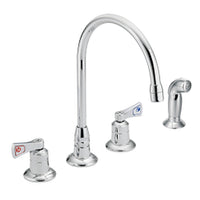 Chrome two-handle kitchen faucet (A) - Deal of The Week
