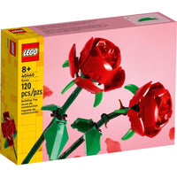 LEGO LEL Flowers Roses ABS Plastic Multicolor 2 pc