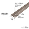 M-D 0.5 in. H x 36 in. L Pewter Aluminum Carpet Gripper (Pack of 6)