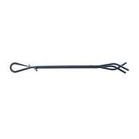Panacea Open Hearth Black Matte Steel Fireplace Tongs