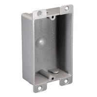 Cantex EZ Box Old Work 8 cu in Rectangle PVC 1 gang Outlet Box Gray - Deal of The Week