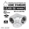 Bk Products 1/2 In. Fpt  X 1/2 In. Dia. Fpt Galvanized Malleable Iron Side Outlet Elbow