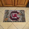 University of South Carolina Camo Rubber Scraper Door Mat