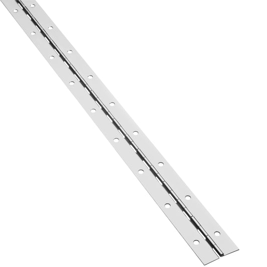 National Hardware 48 in. L Nickel Continuous Hinge 1 pk