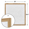 AAF Flanders 20 in. W x 22-1/4 in. H x 1 in. D Fiberglass 1 MERV Air Filter (Pack of 12)