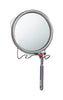 iDesign Silver Stainless Steel Shower Mirror