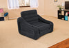 Intex Gray Twin Folding Air Chair/Bed 42 H x 26 W x 87 D in.  - Open Box