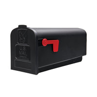Architectural Mailboxes Parsons Classic Plastic Post Mount Black Mailbox - Deal of The Week