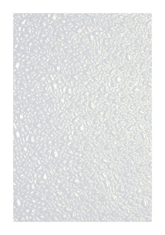 Sequentia 120 in. H X 48 in. W Embossed White Fiberglass Panel