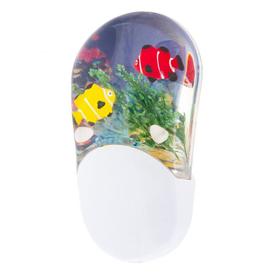 Jasco Aqualites Automatic Plug-in Tropical Fish LED Color Changing Night Light