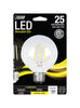 Feit G25 E26 (Medium) LED Bulb Soft White 25 Watt Equivalence 1 pk