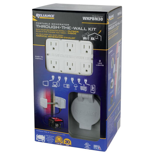 Reliance Portable Generator Through The Wall Kit - Deal of The Week