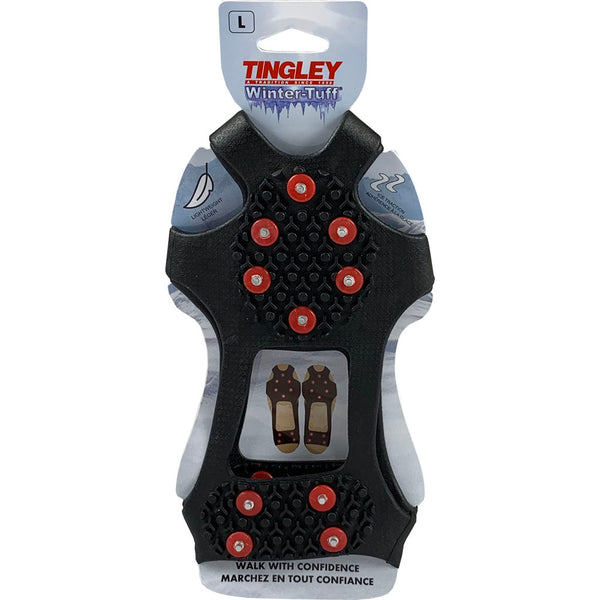 Tingley Winter-Tuff Ice Traction Spikes, Black, Large