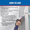 Phenoseal Translucent Vinyl Adhesive Adhesive Caulk 10 oz. (Pack of 12)