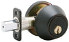 Schlage Aged Bronze Metal Single Cylinder Deadbolt