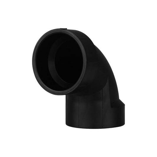 Charlotte Pipe 1-1/2 in. Hub X 1-1/2 in. D Hub ABS 90 Degree Elbow