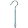 Hampton Medium Zinc-Plated Silver Steel 6 in. L Clothesline Bolt Hook 160 lb. 1 pk (Pack of 10)